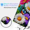 BPQOJB for Microsoft Surface Pro 8 Case with Adjustable Stand & Auto Wake/Sleep PU Leather Slim Smart Protect Cover Tablet Case for Microsoft Surface Pro 8 13 inch 2021 - Butterfly Flower view 4