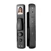 HAvern Fingerprint Lock Belt Monitoring, Visible Cat's Eye, Home Smart Lock, Anti-Theft Door, Electronic Lock, Remote Unlocking (Color : Only Red Lock) view 1