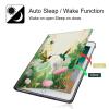 BPQOJB for Microsoft Surface GO 3/GO 2 Case With Adjustable Stand & Auto Wake/Sleep PU Leather Slim Smart Protect Cover - Hummingbird Flower and Plant view 3
