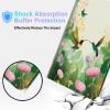 BPQOJB for Microsoft Surface GO 3/GO 2 Case With Adjustable Stand & Auto Wake/Sleep PU Leather Slim Smart Protect Cover - Hummingbird Flower and Plant view 4