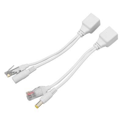 12V POE Splitter Adapter with Strong Compatibility, Plug and Play, Anti Electromagnetic Interference Active Power Over Ether, and Simple Installation for Security