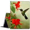 BPQOJB for Microsoft Surface GO 3/GO 2 Case with Adjustable Stand & Auto Wake/Sleep PU Leather Slim Smart Protect Cover - Cute Hummingbird view 1