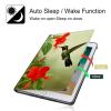 BPQOJB for Microsoft Surface GO 3/GO 2 Case with Adjustable Stand & Auto Wake/Sleep PU Leather Slim Smart Protect Cover - Cute Hummingbird view 3