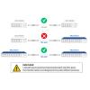 10Gtek SFP+ DAC Twinax Cable - 10GBASE-CU Passive Direct Attach Copper SFP Cable for Cisco SFP-H10GB-CU12M, Ubiquiti UniFi UC-DAC-SFP+, Meraki, Fortinet, D-Link and More, 12-Meter(39.4ft) view 3