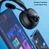 LEVN Bluetooth Headset with Microphone, Wireless Headset with Mic & Mute Button, 60 Hrs Working Time, Noise Cancelling Bluetooth Headphomes 5.3 Multipoint Connect to Cell Phone/Mobile/Laptop/Tablet/PC view 3