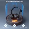 LEVN Bluetooth Headset with Microphone, Wireless Headset with Mic & Mute Button, 60 Hrs Working Time, Noise Cancelling Bluetooth Headphomes 5.3 Multipoint Connect to Cell Phone/Mobile/Laptop/Tablet/PC view 4