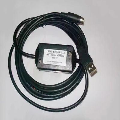Suitable for USB-SLB2053RASL1 PLC Programming Cable EC Series Data Download Cable Black : 3m