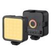Andoer LED Video Light, Mini Photography Lamp, Portable Vlog Light, Bi-color Light Modes, 1200mAh Battery, USB Charging, 3 Cold Shoes, 70 LED Beads, 3000K-9000K Color Temperature view 1