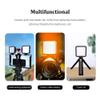 Andoer LED Video Light, Mini Photography Lamp, Portable Vlog Light, Bi-color Light Modes, 1200mAh Battery, USB Charging, 3 Cold Shoes, 70 LED Beads, 3000K-9000K Color Temperature view 2