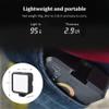 Andoer LED Video Light, Mini Photography Lamp, Portable Vlog Light, Bi-color Light Modes, 1200mAh Battery, USB Charging, 3 Cold Shoes, 70 LED Beads, 3000K-9000K Color Temperature view 3