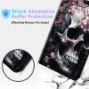 BPQOJB for Kindle Scribe Case with Adjustable Stand & Auto Wake/Sleep PU Leather Slim Smart Protect Cover Tablet Case for Kindle Scribe 10.2 inch 2022 - Cherry Blossom Skull view 4