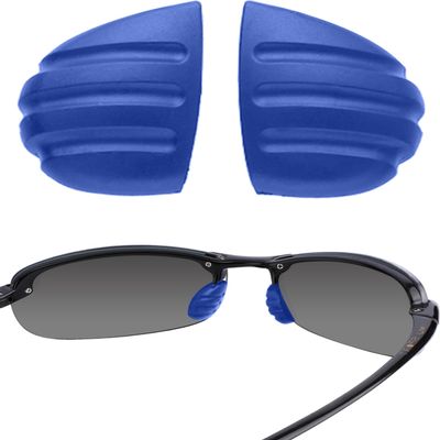 Bwake Replacement Nose Pieces Pads for Maui Jim Makaha/Sandy Beach/Ho'okipa/Kanaha/Turtle Bay/Banyans/Hapuna Sunglasses - Navy Blue