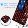 BPQOJB for Kindle Scribe Case with Adjustable Stand & Auto Wake/Sleep PU Leather Slim Smart Protect Cover Tablet Case for Kindle Scribe 10.2 inch 2022 - American Flag view 4