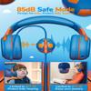 awatrue Kids Headphones Wired Toddler Headphones with Microphone, Over-Ear Headphones, 85/94dB Volume-Limiting, 3.5mm Jack, Foldable On-Ear Design - Safe & Comfortable for Learning BRBO view 2