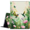 BPQOJB for Samsung Galaxy Tab S9 Case with Adjustable Stand & Auto Wake/Sleep Slim Smart Protect Cover Tablet Case for Samsung Galaxy Tab S9 5G 11 inch 2023 - Hummingbird Flower and Plant view 1