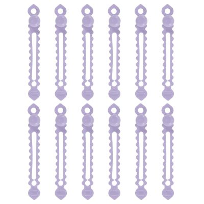 uxcell 12Pcs Silicone Cable Ties 4.7 Inch Reusable Zip Ties Elastic Cable Management Organizer Straps with Suction Cup for Cords Wire USB Charge Food Storage, Purple
