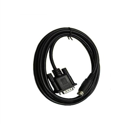 for DOP(B)-FX PLC Programming Touch Panel A-Series Connections FX-Series Communication Cable Black Length : 10m