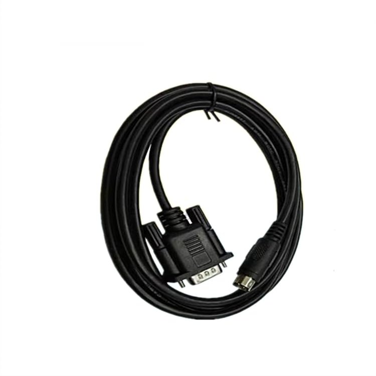 for DOP(B)-FX PLC Programming Touch Panel A-Series Connections FX-Series Communication Cable Black Length : 10m