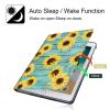 BPQOJB for Kindle Scribe Case with Adjustable Stand & Auto Wake/Sleep PU Leather Slim Smart Protect Cover Tablet Case for Kindle Scribe 10.2 inch 2022 - Sunflower on The Wood view 3