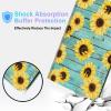 BPQOJB for Kindle Scribe Case with Adjustable Stand & Auto Wake/Sleep PU Leather Slim Smart Protect Cover Tablet Case for Kindle Scribe 10.2 inch 2022 - Sunflower on The Wood view 4