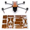 WRAPGRADE Skin Stickers Compatible with DJI Air 3 | Accent Color (Butterfly Copper) view 1