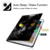 BPQOJB for Kindle Scribe Case with Adjustable Stand & Auto Wake/Sleep PU Leather Slim Smart Protect Cover Tablet Case for Kindle Scribe 10.2 inch 2022 - Black Cat Face view 3