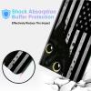 BPQOJB for Kindle Scribe Case with Adjustable Stand & Auto Wake/Sleep PU Leather Slim Smart Protect Cover Tablet Case for Kindle Scribe 10.2 inch 2022 - American Flag Black Cat view 4