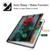 BPQOJB for Kindle Scribe Case with Adjustable Stand & Auto Wake/Sleep PU Leather Slim Smart Protect Cover Tablet Case for Kindle Scribe 10.2 inch 2022 - a Big Red Rose view 3
