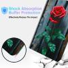 BPQOJB for Kindle Scribe Case with Adjustable Stand & Auto Wake/Sleep PU Leather Slim Smart Protect Cover Tablet Case for Kindle Scribe 10.2 inch 2022 - a Big Red Rose view 4