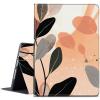 BPQOJB for Kindle Scribe Case with Adjustable Stand & Auto Wake/Sleep PU Leather Slim Smart Protect Cover Tablet Case for Kindle Scribe 10.2 inch 2022 - Colorful Leaf view 1