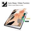 BPQOJB for Kindle Scribe Case with Adjustable Stand & Auto Wake/Sleep PU Leather Slim Smart Protect Cover Tablet Case for Kindle Scribe 10.2 inch 2022 - Colorful Leaf view 3