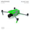 WRAPGRADE Skin Stickers Compatible with DJI Air 3 | Accent Color (NEON Green) view 3