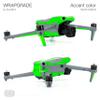 WRAPGRADE Skin Stickers Compatible with DJI Air 3 | Accent Color (NEON Green) view 4