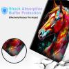 BPQOJB for Kindle Scribe Case with Adjustable Stand & Auto Wake/Sleep PU Leather Slim Smart Protect Cover Tablet Case for Kindle Scribe 10.2 inch 2022 - Colorful Horse view 4