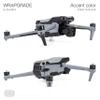 WRAPGRADE Skin Stickers Compatible with DJI Air 3 | Accent Color (STEALTH BLACK) view 4