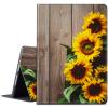 BPQOJB for Kindle Scribe Case with Adjustable Stand & Auto Wake/Sleep PU Leather Slim Smart Protect Cover Tablet Case for Kindle Scribe 10.2 inch 2022 - Sunflowers on The Wood view 1