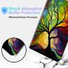 BPQOJB for Kindle Scribe Case with Adjustable Stand & Auto Wake/Sleep PU Leather Slim Smart Protect Cover Tablet Case for Kindle Scribe 10.2 inch 2022 - Colorful Tree view 4