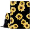BPQOJB for Kindle Scribe Case with Adjustable Stand & Auto Wake/Sleep PU Leather Slim Smart Protect Cover Tablet Case for Kindle Scribe 10.2 inch 2022 - Yellow Sunflowers Black view 1