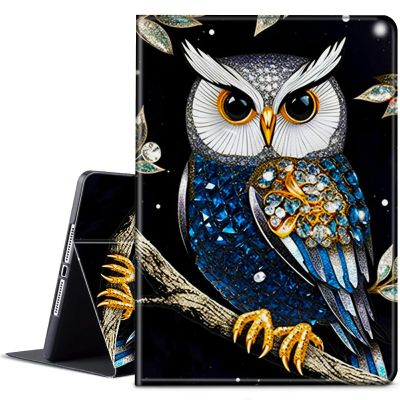 BPQOJB for Kindle Scribe Case with Adjustable Stand & Auto Wake/Sleep PU Leather Slim Smart Protect Cover Tablet Case for Kindle Scribe 10.2 inch 2022 - Cute Owl