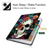 BPQOJB for Kindle Scribe Case with Adjustable Stand & Auto Wake/Sleep PU Leather Slim Smart Protect Cover Tablet Case for Kindle Scribe 10.2 inch 2022 - Cute Skull Flower view 3