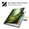 BPQOJB for Kindle Scribe Case with Adjustable Stand & Auto Wake/Sleep PU Leather Slim Smart Protect Cover Tablet Case for Kindle Scribe 10.2 inch 2022 - Green Tree Forests view 3