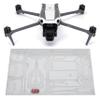 WRAPGRADE Skin Stickers Compatible with DJI Air 3 | Accent Color (RACING WHITE) view 1