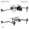 WRAPGRADE Skin Stickers Compatible with DJI Air 3 | Accent Color (RACING WHITE) view 4