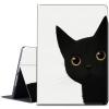 BPQOJB for Kindle Scribe Case with Adjustable Stand & Auto Wake/Sleep PU Leather Slim Smart Protect Cover Tablet Case for Kindle Scribe 10.2 inch 2022 - Cute Black Cat view 1