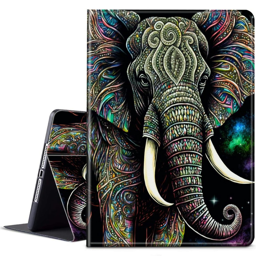 BPQOJB for Kindle Scribe Case with Adjustable Stand & Auto Wake/Sleep PU Leather Slim Smart Protect Cover Tablet Case for Kindle Scribe 10.2 inch 2022 - Elephant