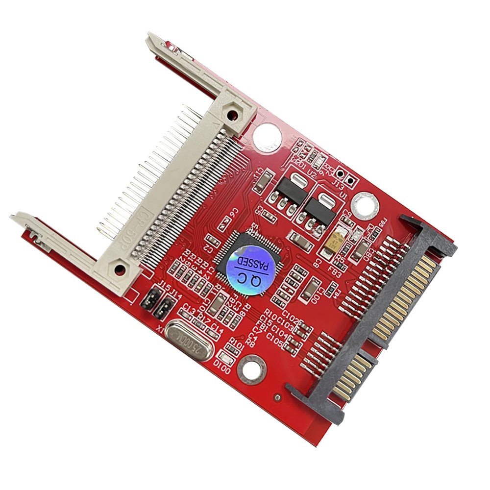 MOUDOAUER CF to SATA Converter CF Compact Flash Merory Card to 2.5 inch SATA Converter Adapter Compact Flash Serial ATA HDD Hard Disk Card