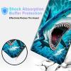 BPQOJB for Kindle Scribe Case with Adjustable Stand & Auto Wake/Sleep PU Leather Slim Smart Protect Cover Tablet Case for Kindle Scribe 10.2 inch 2022 - Shark Fish view 4