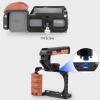ZV-E10 Camera Cage with Wood Handle & Top Handle Kit with Cold Shoe and Quick Release Plate,Built-in Threaded Holes for Sony ZV-E10 view 3