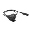 NATEFEMIN Replacement Tactical Headset U94 Cable PTT Connector Adaptor for Baofeng UV-9R /Plus UV-XR Radio view 1