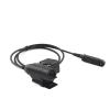 NATEFEMIN Replacement Tactical Headset U94 Cable PTT Connector Adaptor for Baofeng UV-9R /Plus UV-XR Radio view 2